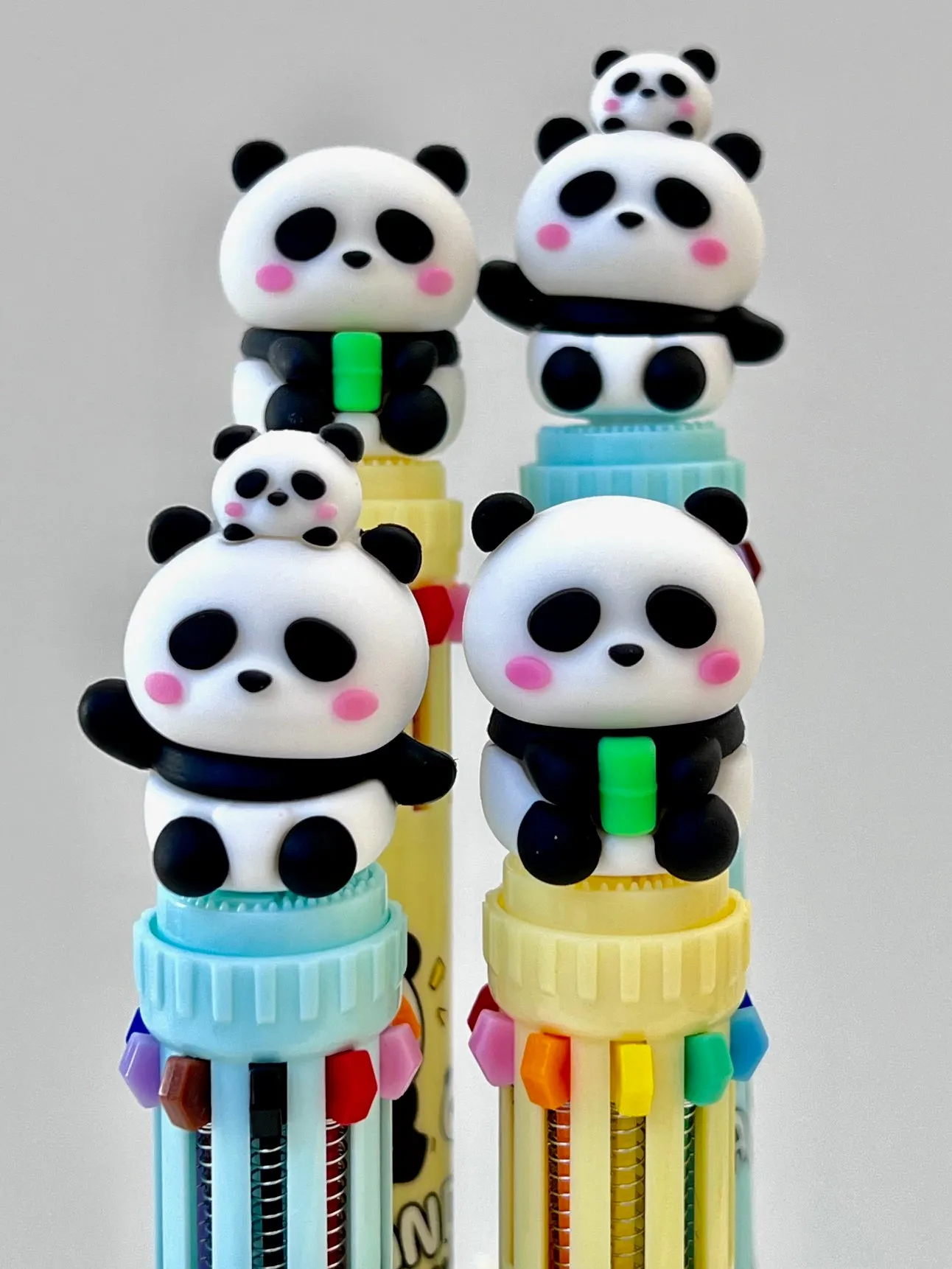 23016 PANDA 8-COLOR RETRACTABLE BALL PEN-36