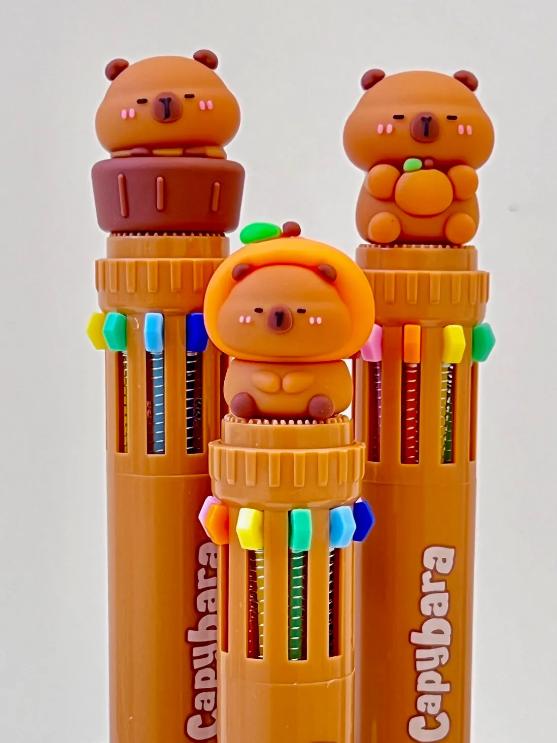 23020 CAPYBARA Vol.2 10-COLOR RETRACTABLE BALL PEN-36