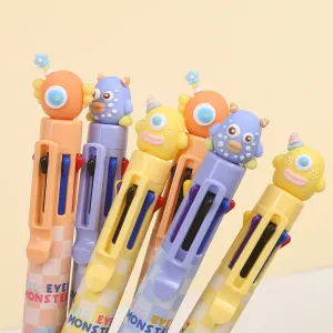 23022 MONSTER 8-COLOR RETRACTABLE BALL PEN-24