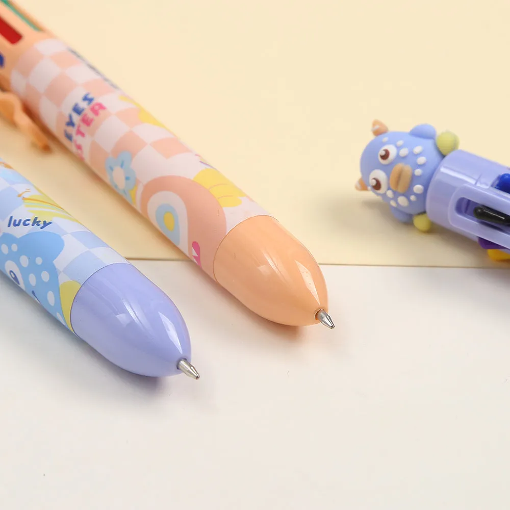 23022 MONSTER 8-COLOR RETRACTABLE BALL PEN-24