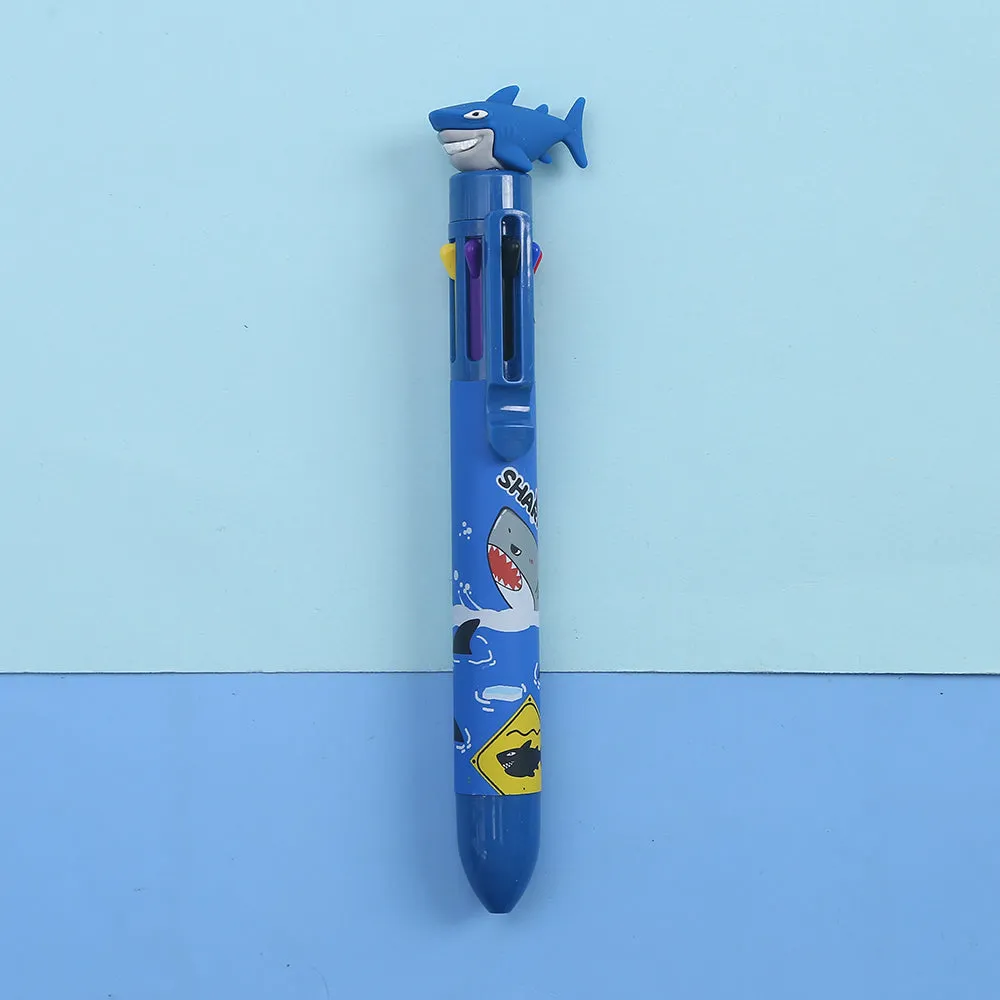 23024 SHARK 8-COLOR RETRACTABLE BALL PEN-24