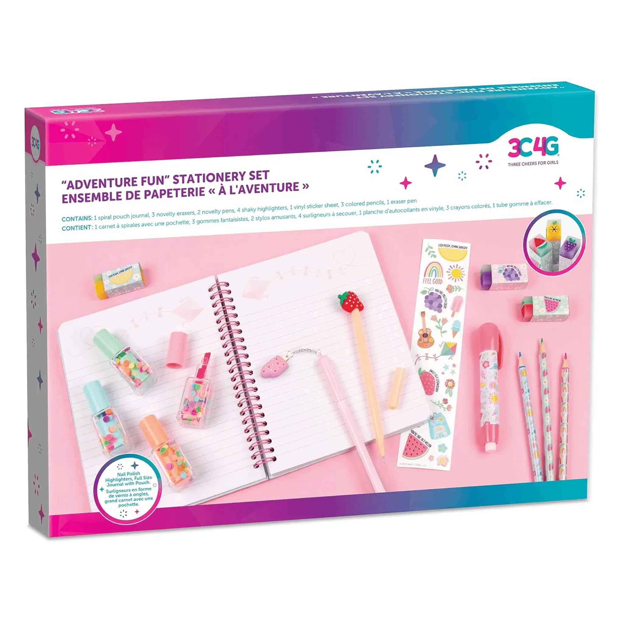 3C4G Adventure Fun Stationary Set