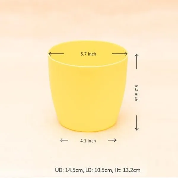 5.7 inch (14 cm) Ronda No.14.5 Round Plastic Planter