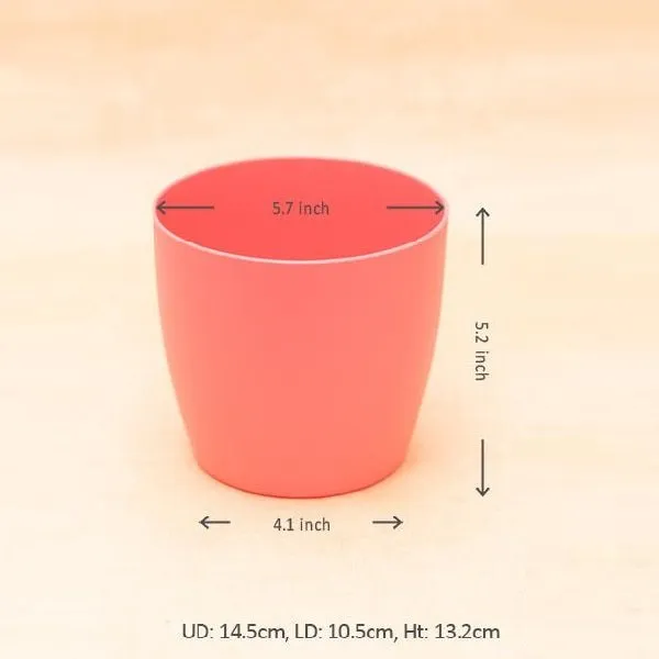 5.7 inch (14 cm) Ronda No.14.5 Round Plastic Planter