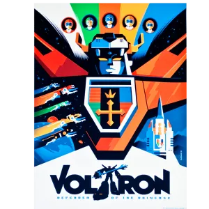 A Voltron Print by Tom Wheelan