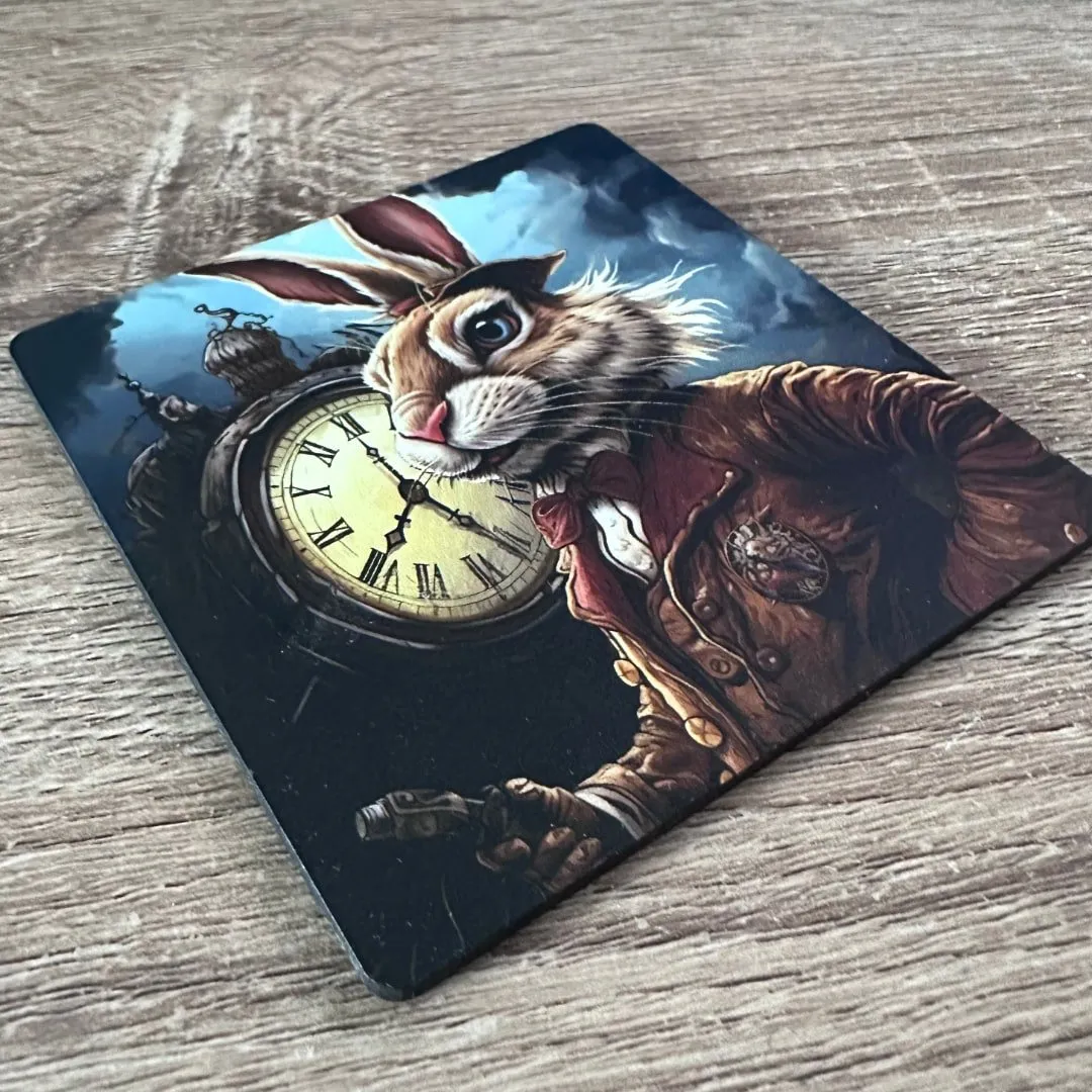 Alice in Wonderland Wooden Coasters