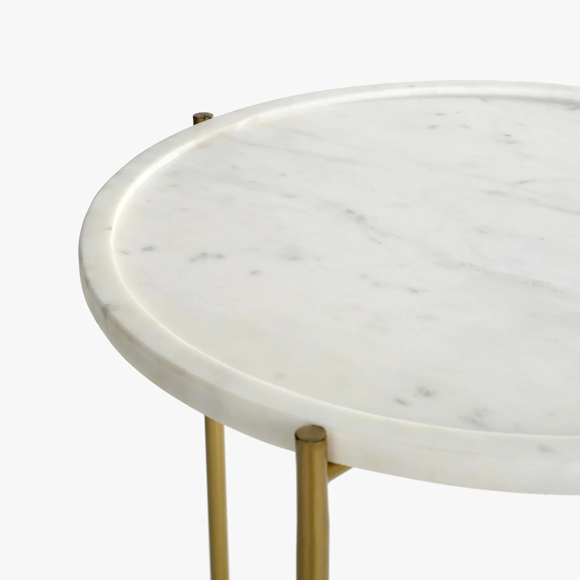 Art Deco Marble Side Table