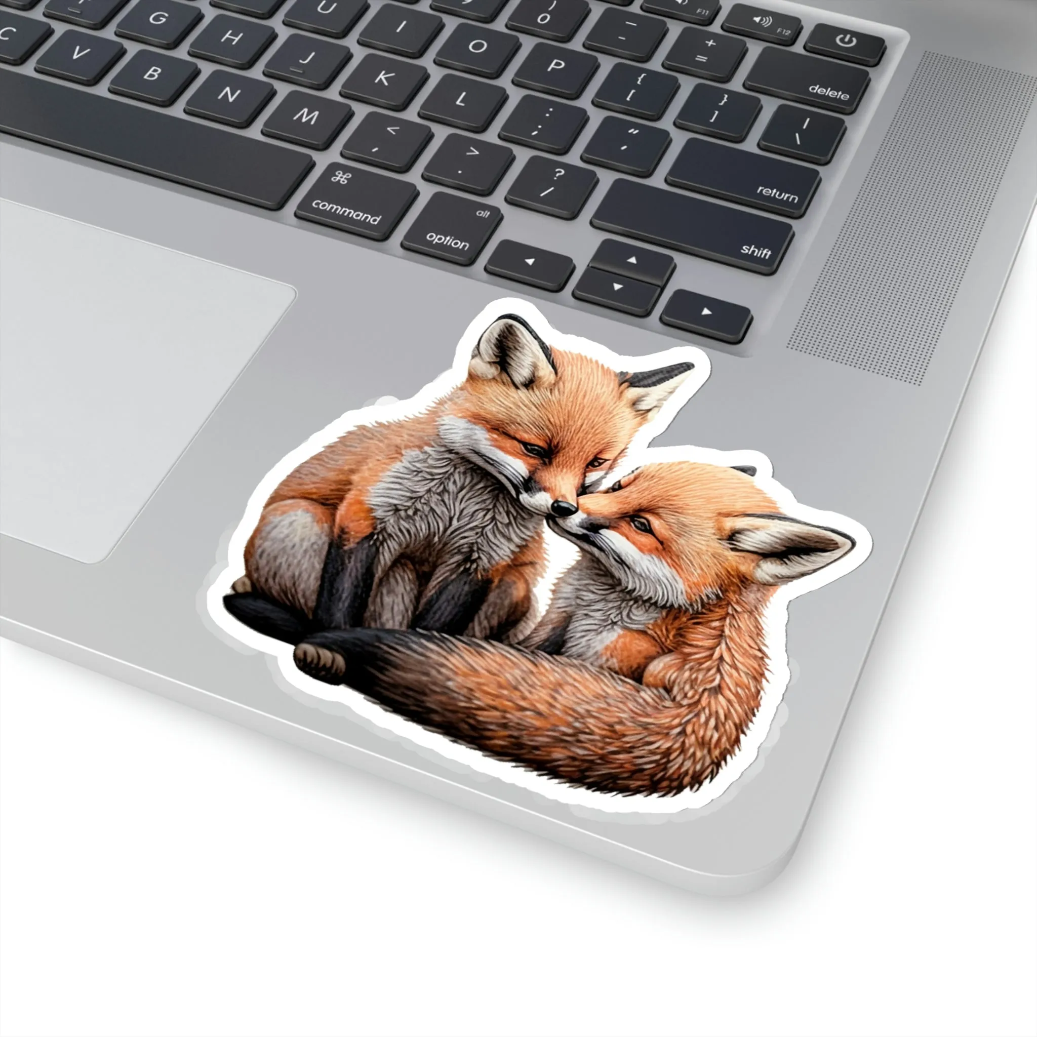 Baby Foxes Kiss-Cut Stickers