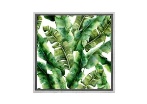 Banana Leaves 2 in Watercolour | Canvas Wall Art Print