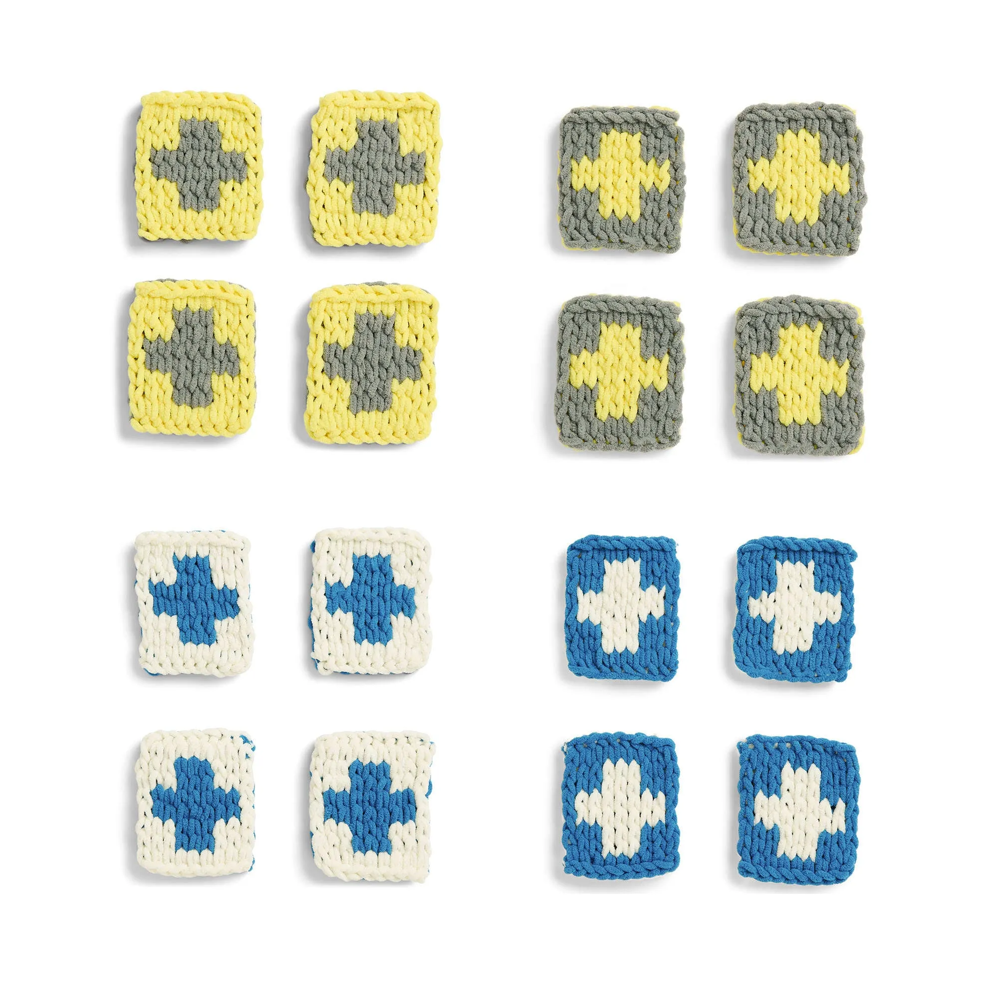 Bernat Craft EZ Graph It Checkers Coaster Game Pieces