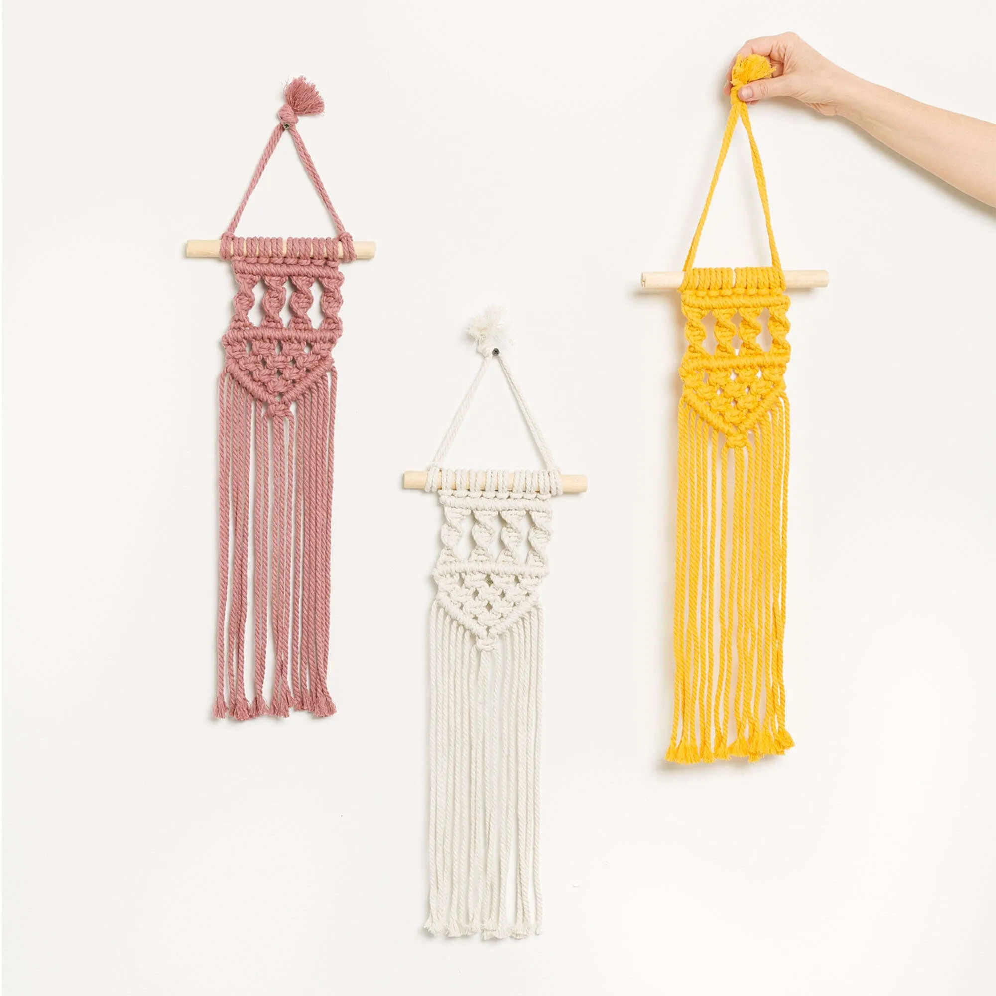 Bernat Craft Macramé Mini Wall Hanging