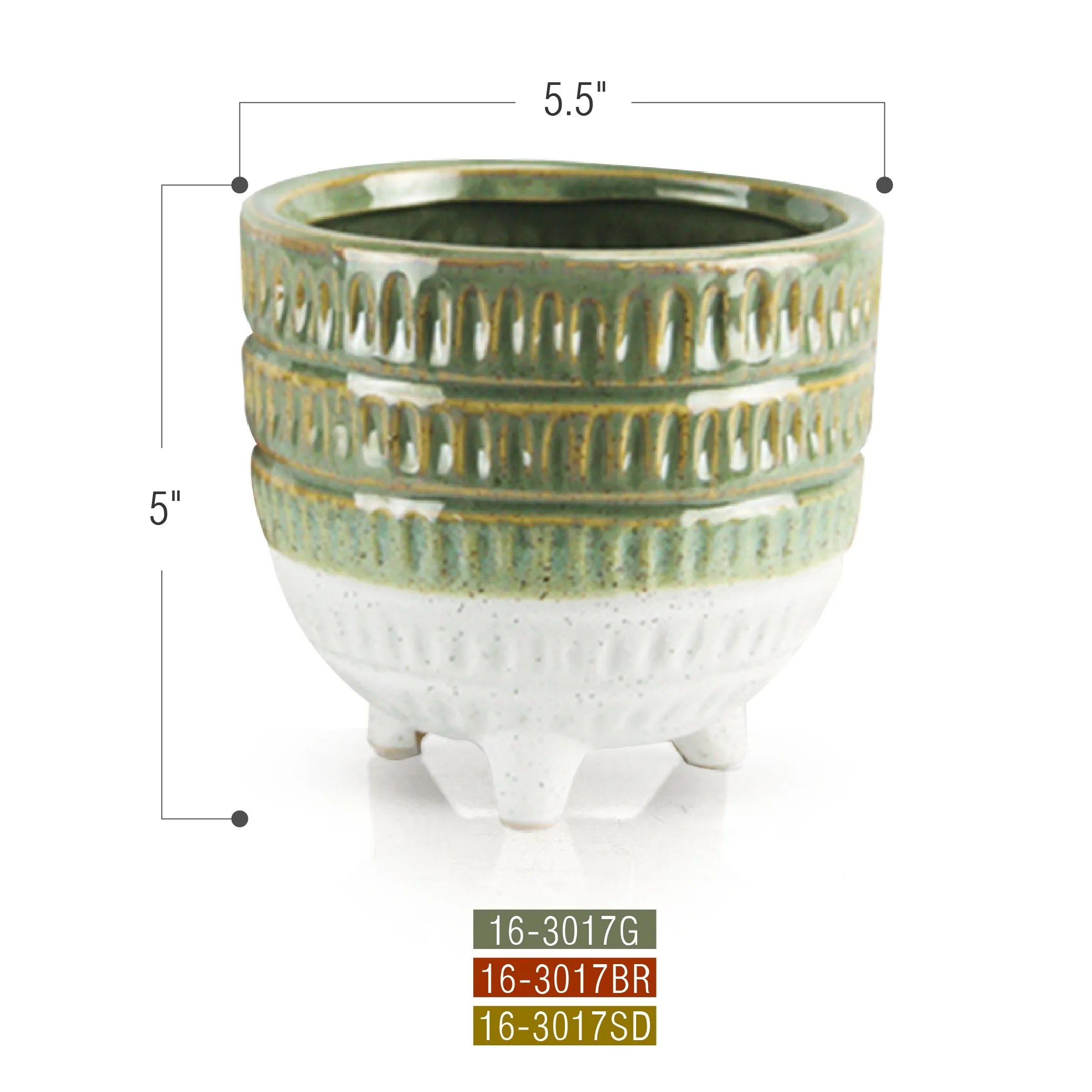 Bohemian Ceramic Pot & Planter