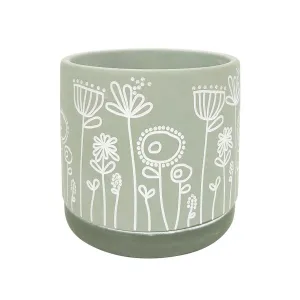 Bree Green Planter