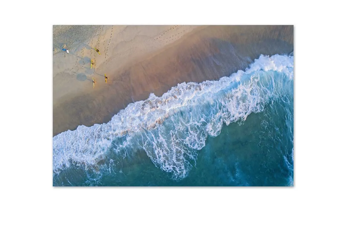 Bronte Beach From Above, Sydney, Australia | Canvas Wall Art Print