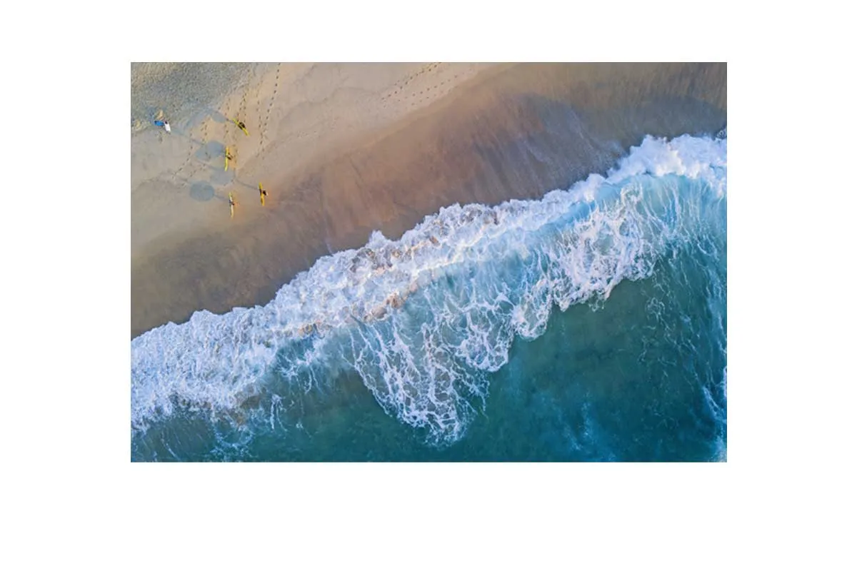 Bronte Beach From Above, Sydney, Australia | Canvas Wall Art Print