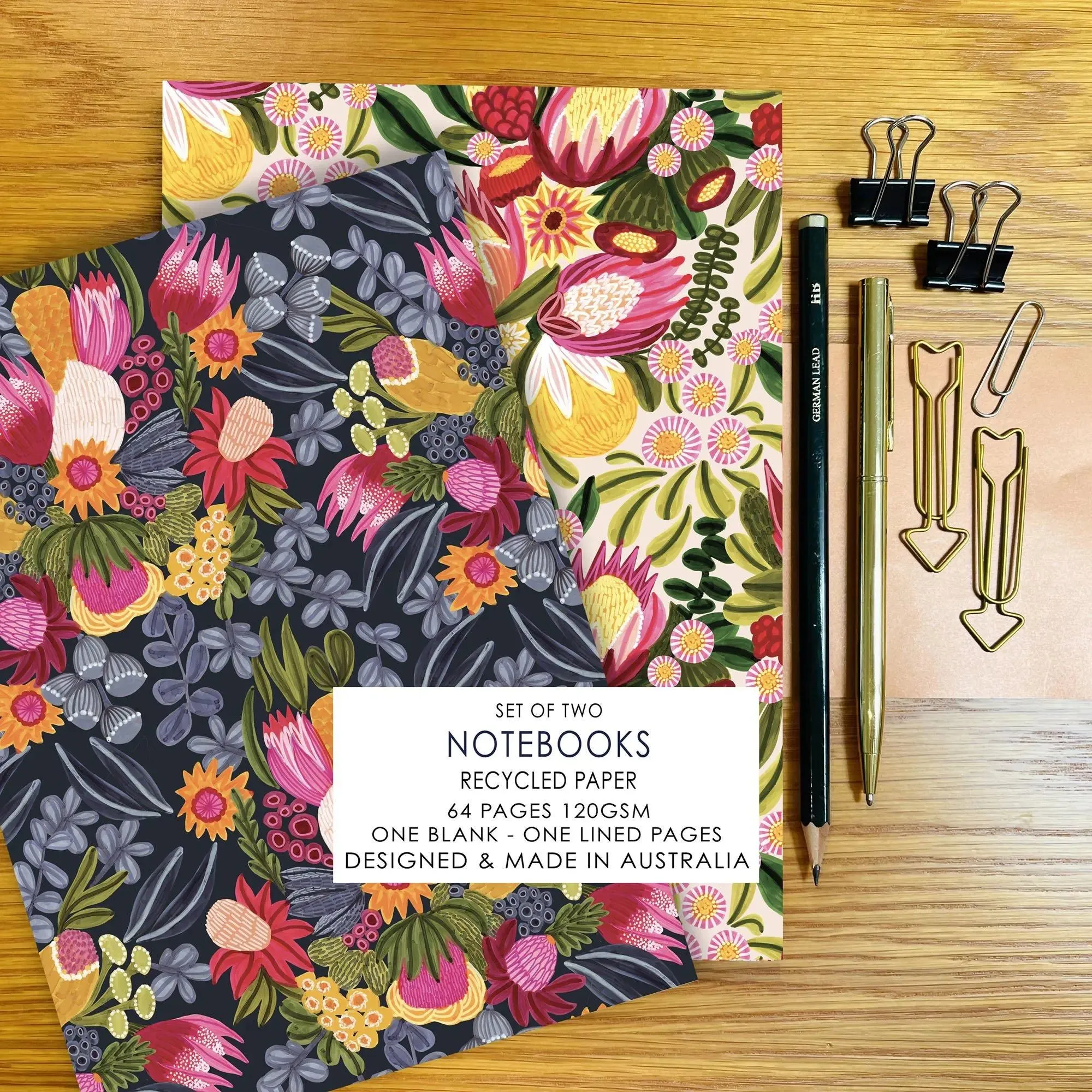 Bush Bounty Botanical A5 Notebook Set