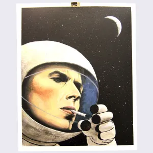 Cassia Lupo - David Bowie / Space Oddity Print 16 x 20 inches