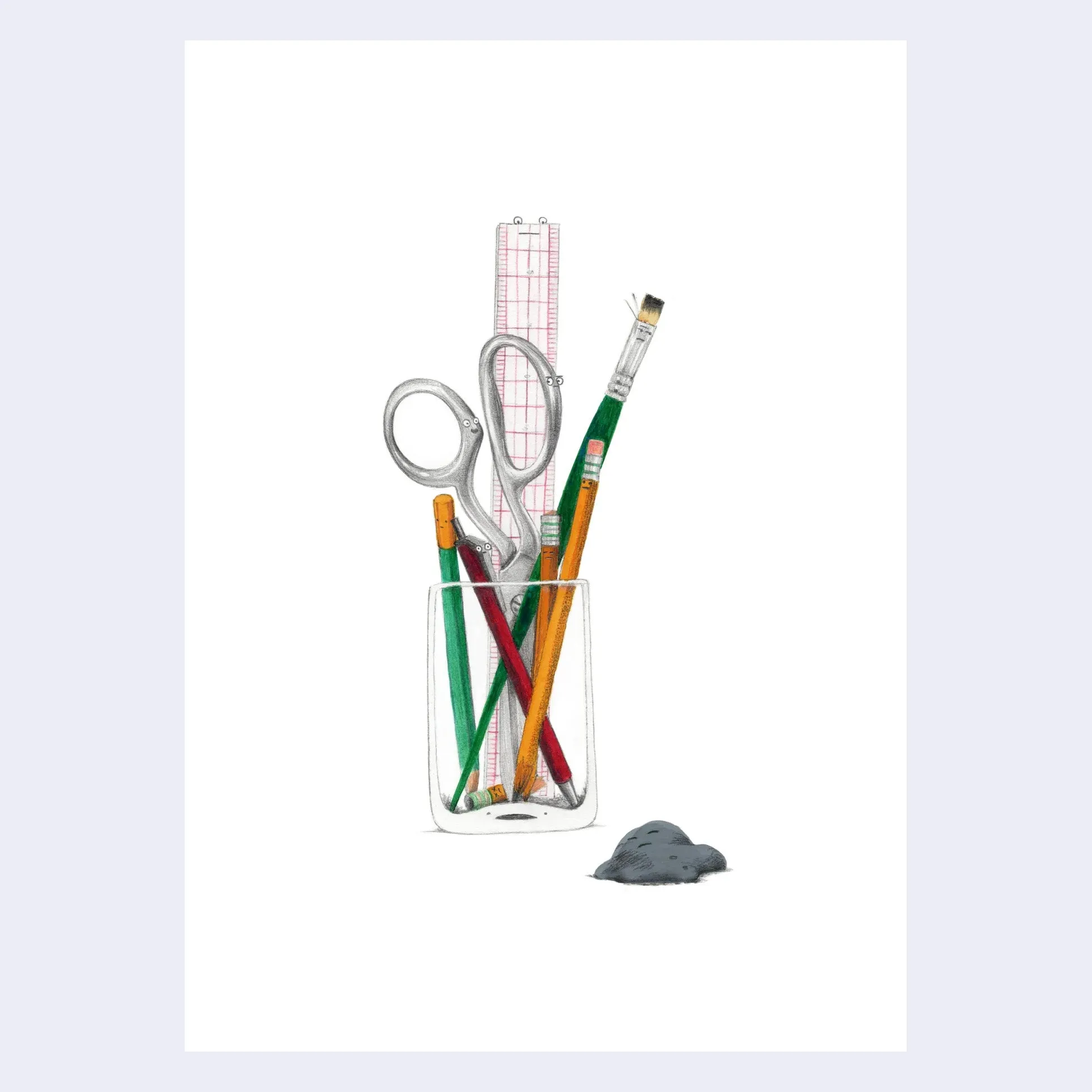 Cassia Lupo - "Existential Utensils" print