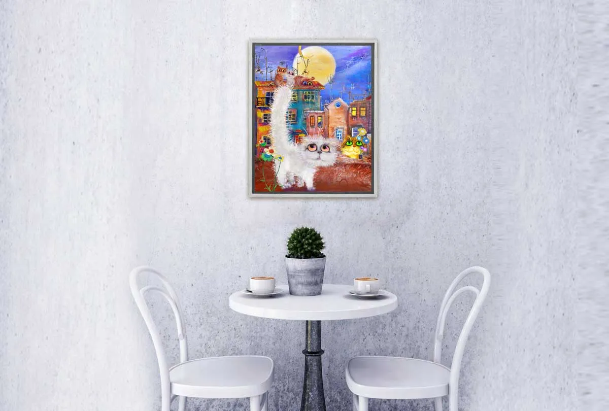 Cat Series | Street Cats | Canvas Wall Art Print