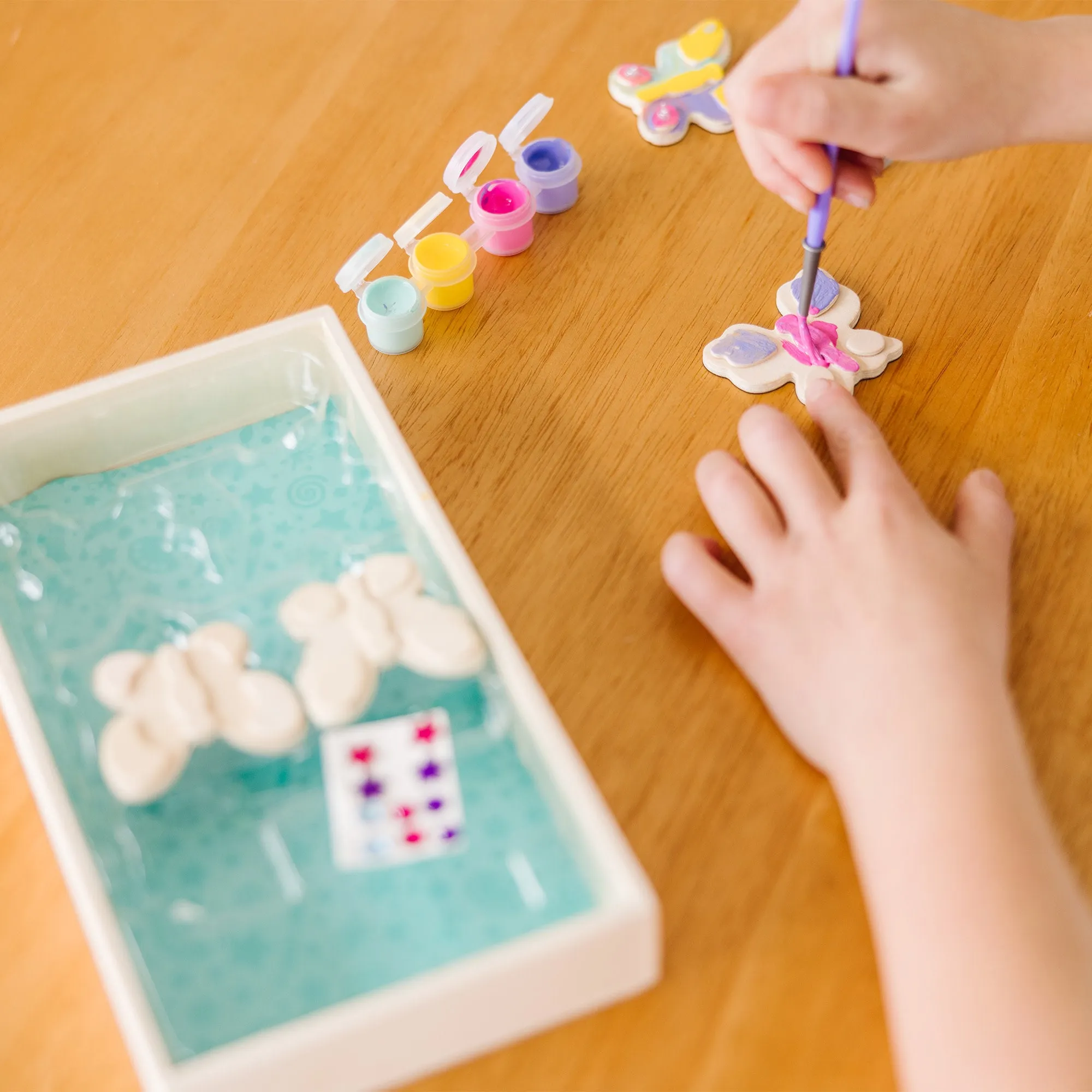 Created by Me! Wooden Butterfly Magnets Craft Kit