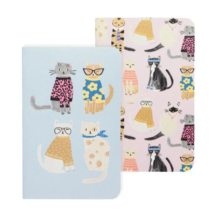 Danica Jubilee Pocket Notebooks Set of 2 - Feline Fine