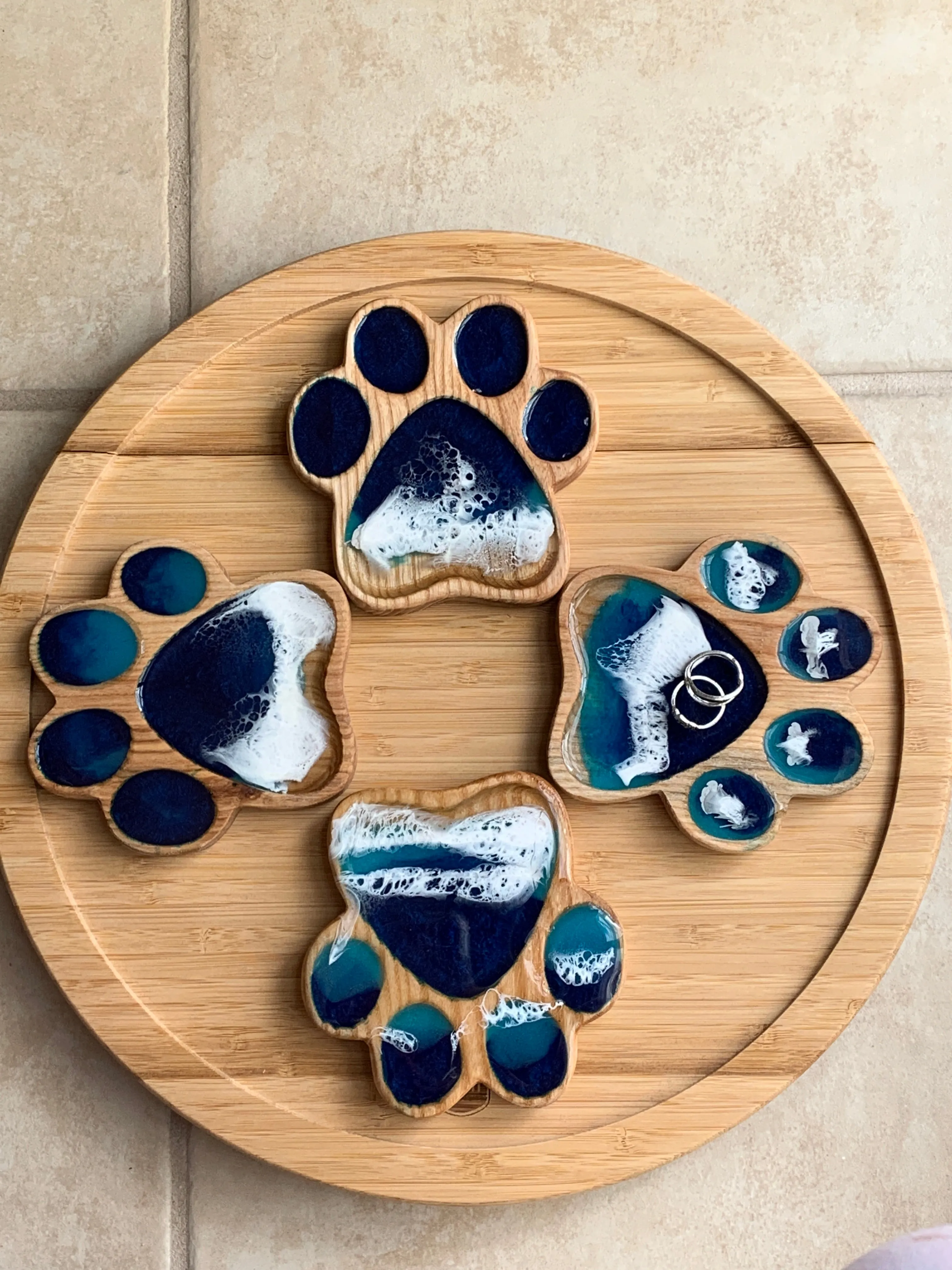 Dog Paws Ring Dish