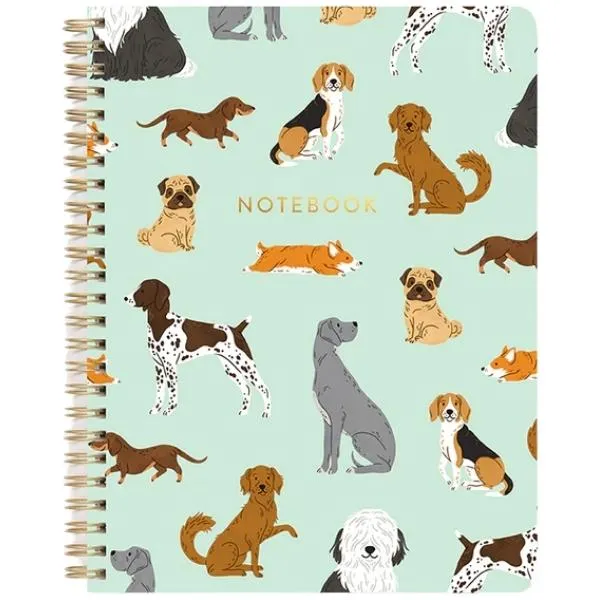 Dogs Spiral Notebook - Lined