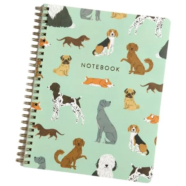 Dogs Spiral Notebook - Lined