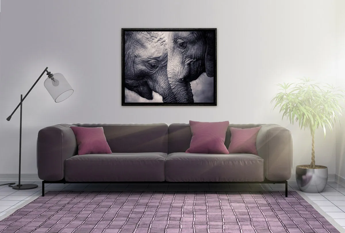 Elephant Love | Canvas Wall Art Print