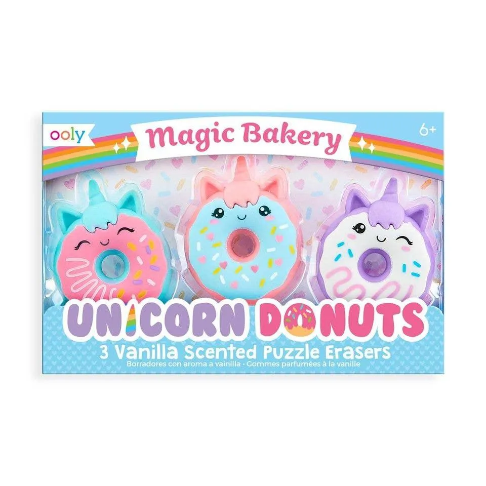 Erasers | Magic Bakery Unicorn Donuts Scented Erasers | Ooly