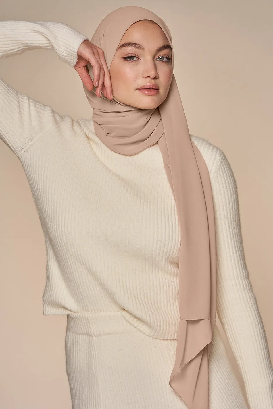 Everyday Chiffon Hijab - Blush