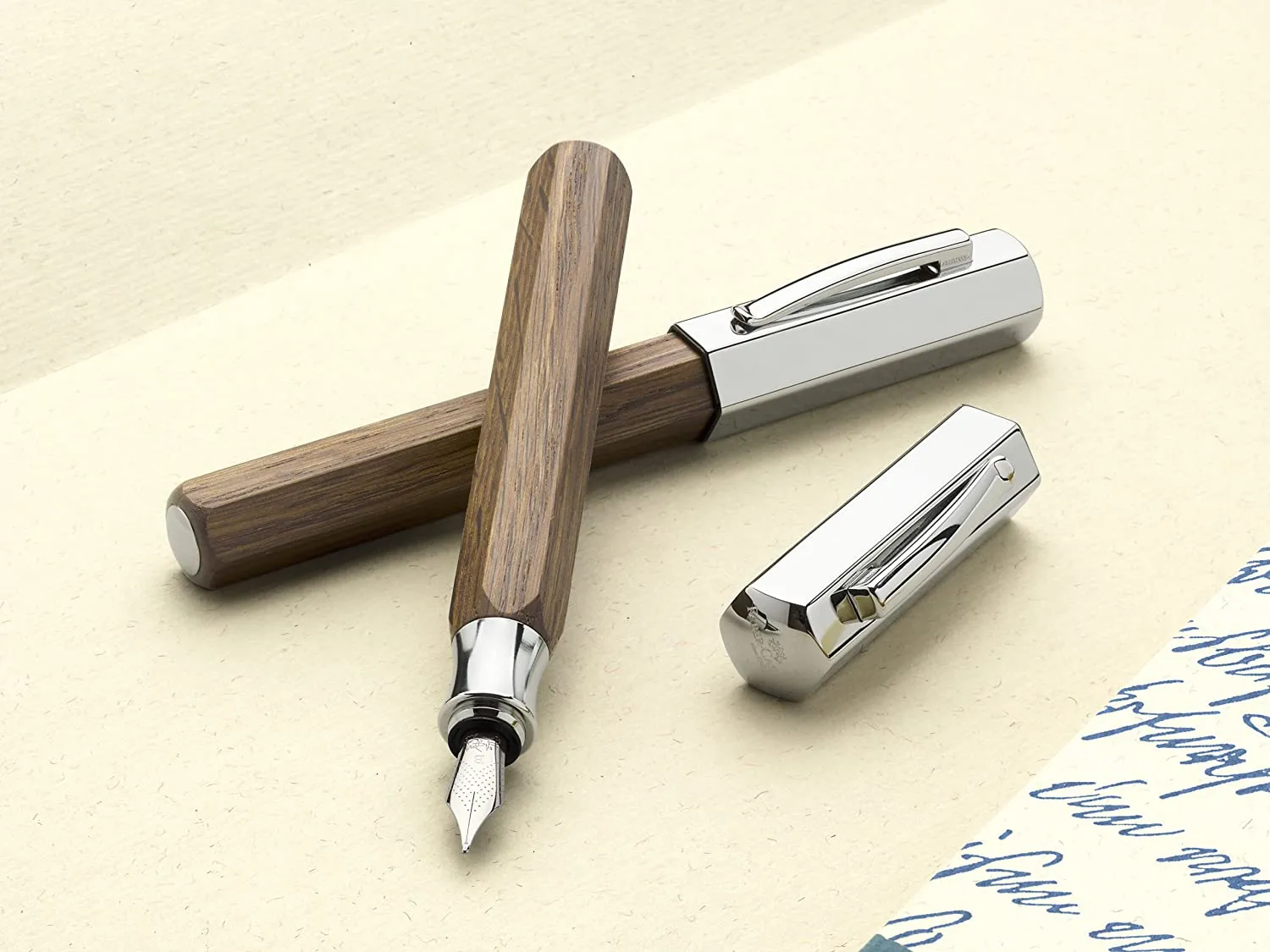 FABER-CASTELL Fountain pen Ondoro smoked oak F