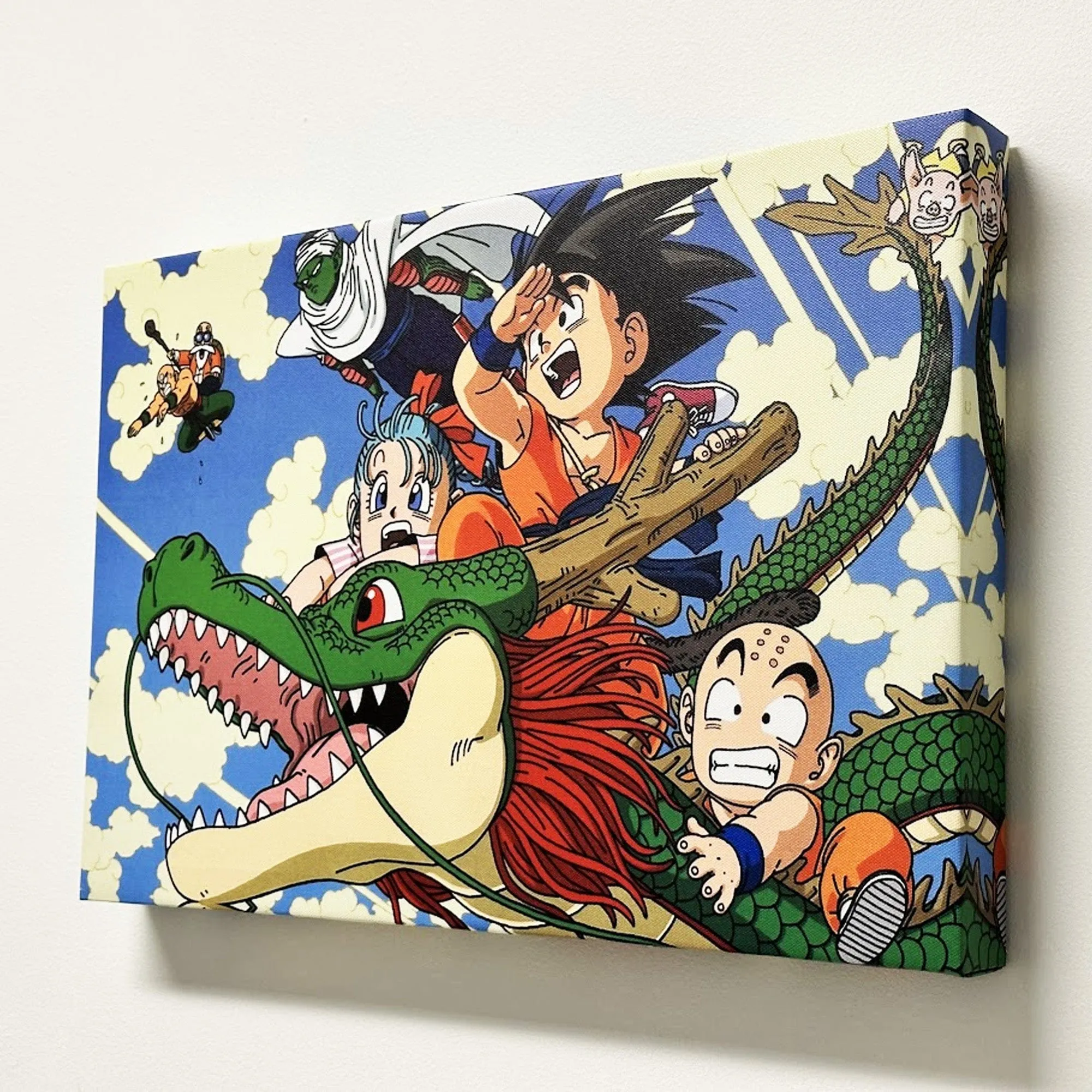 Flying - Dragon Ball Z Gallery Wrapped 12x18 Canvas Wall Art