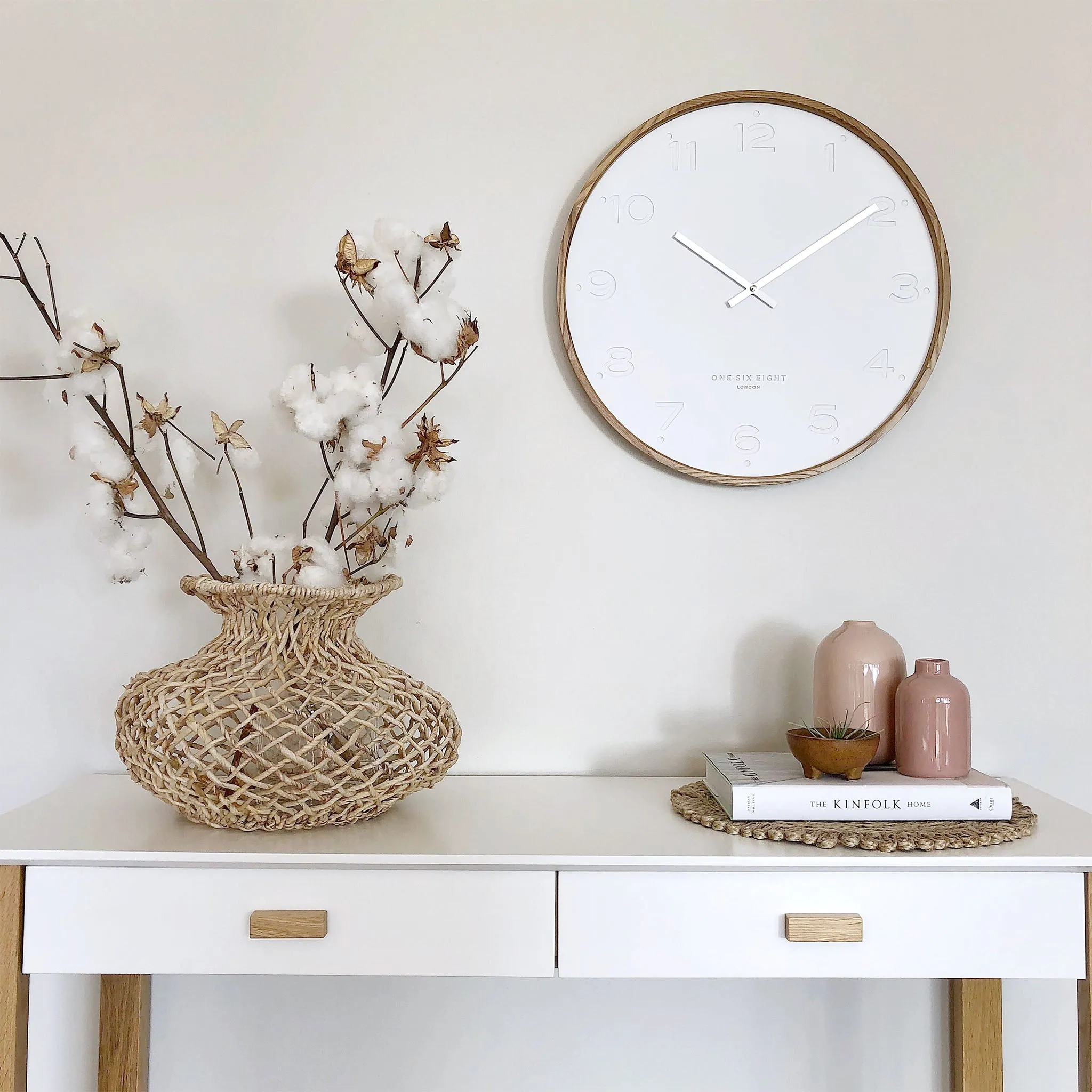 Freya Silent Wall Clock - 35cm