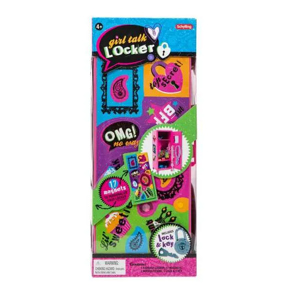 Girl Talk Locker with Magnets - Pack of 6