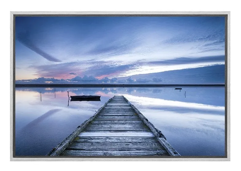 Glassy Lake Jetty | Canvas Wall Art Decor