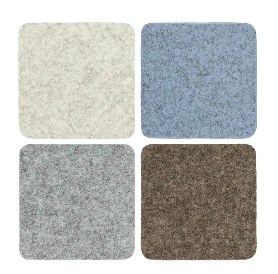 Graf Lantz Bierfilzl Square Felt Coaster – Cobblestone – 4pk