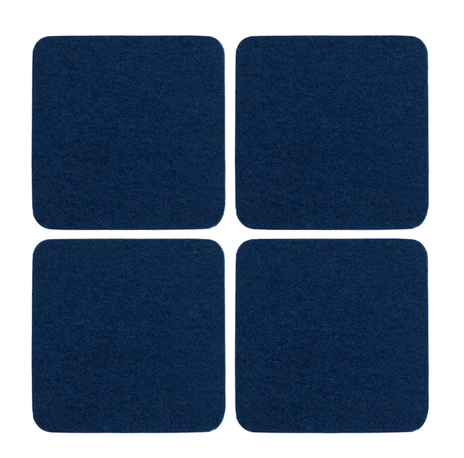 Graf Lantz Bierfilzl Square Felt Coaster – Marine – 4pk