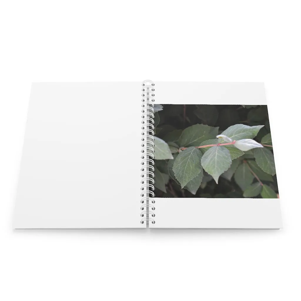 Green Leaves Spiral Notebook