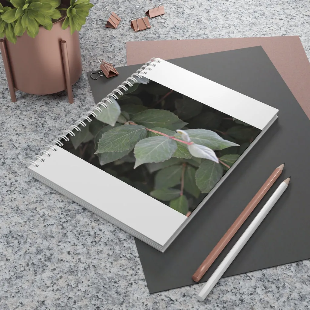 Green Leaves Spiral Notebook