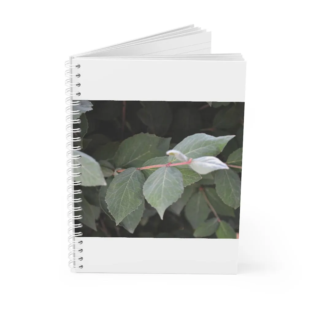 Green Leaves Spiral Notebook