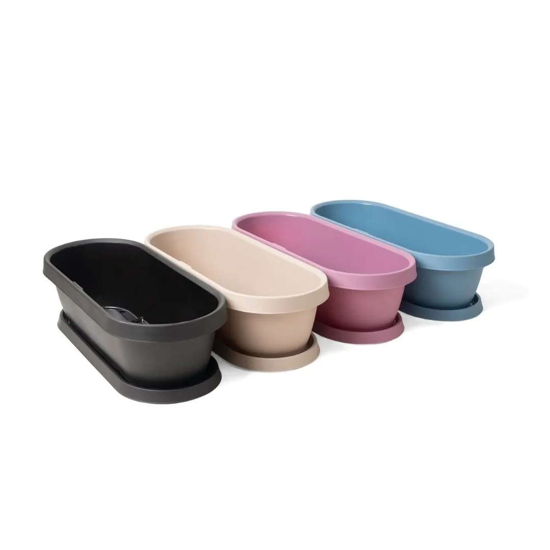 Gro Flowerpot with Tray 27L Rect