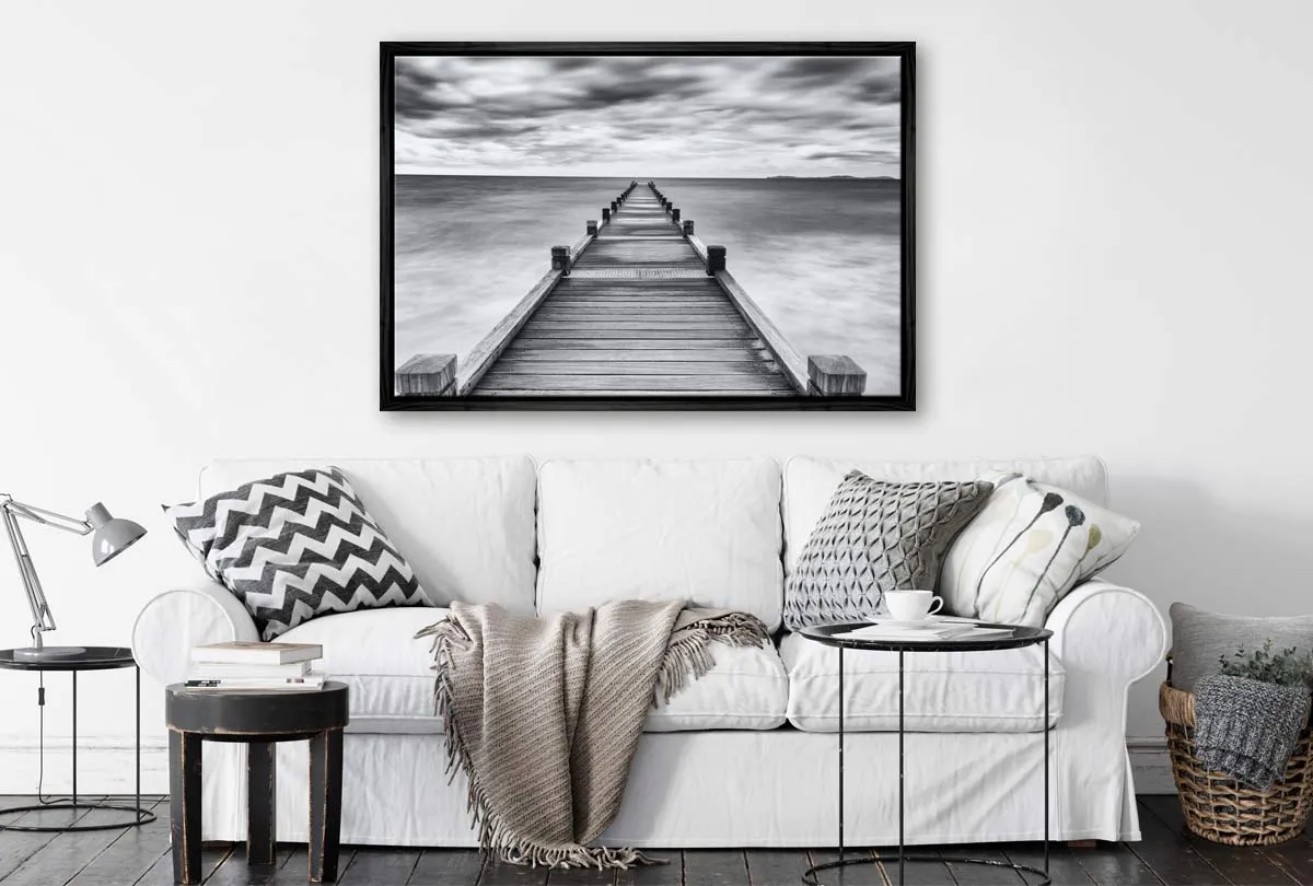 Jetty, St Tropez | Beach Wall Art Print