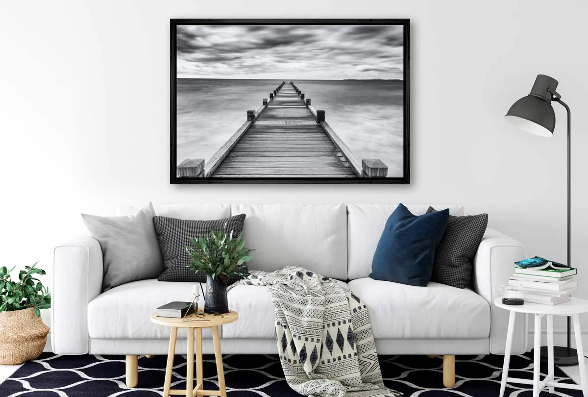 Jetty, St Tropez | Beach Wall Art Print