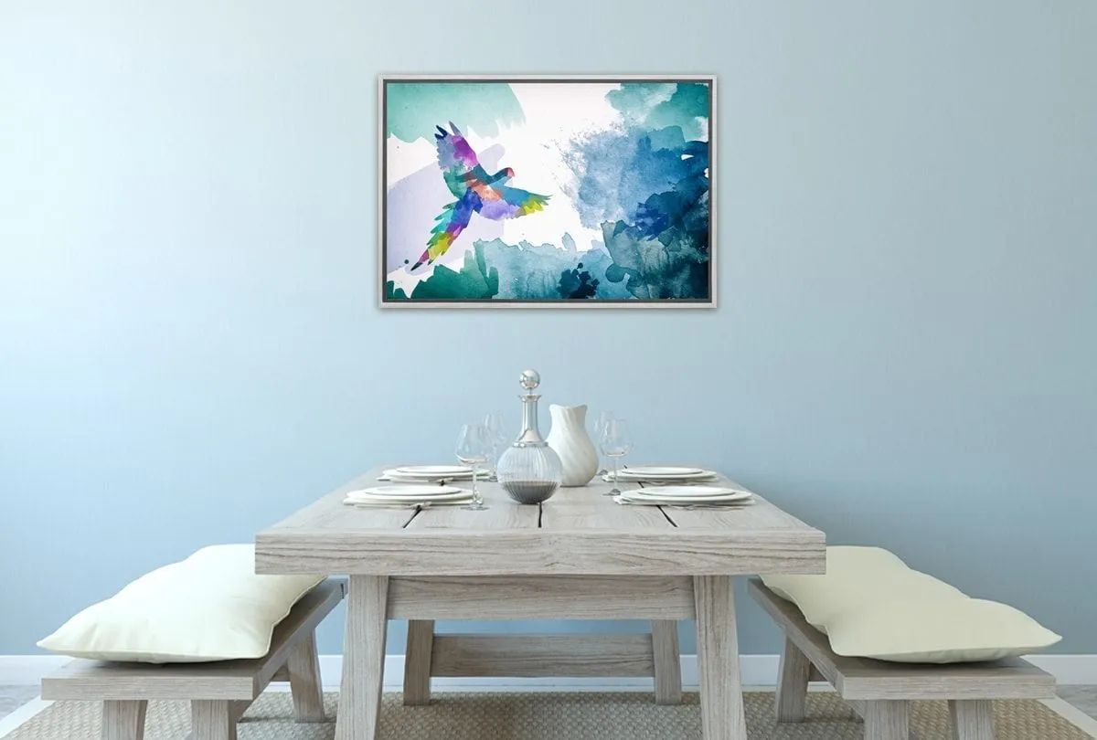 Jungle Parrot | Canvas Wall Art Print