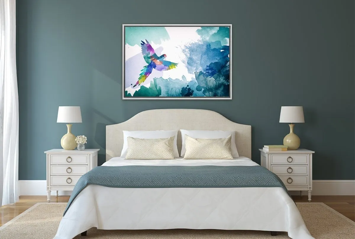 Jungle Parrot | Canvas Wall Art Print