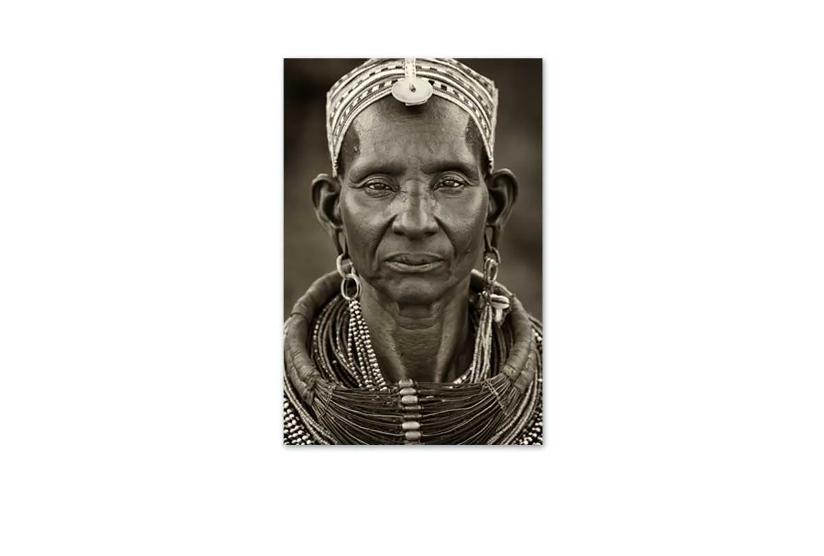 Kenyan Woman | Canvas Wall Art Print