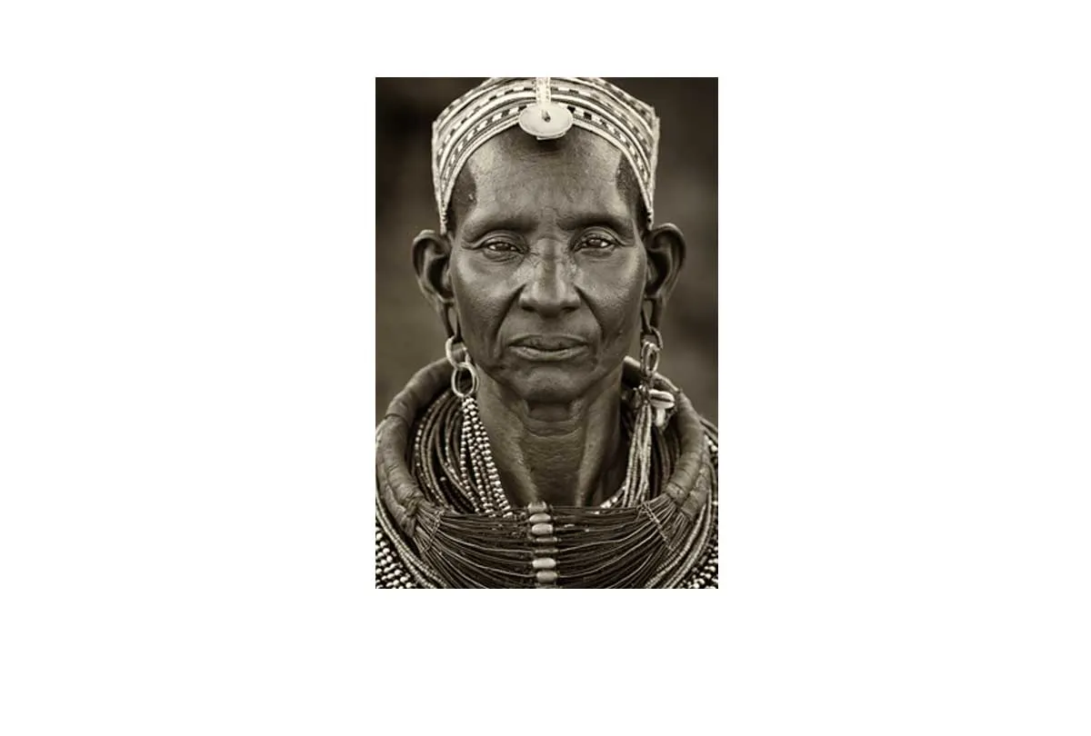 Kenyan Woman | Canvas Wall Art Print