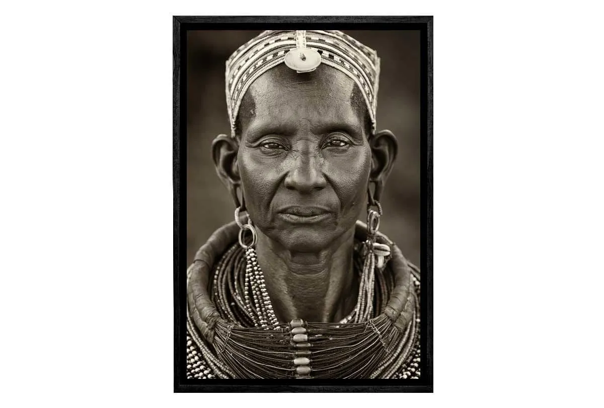 Kenyan Woman | Canvas Wall Art Print