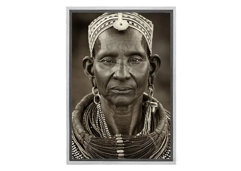 Kenyan Woman | Canvas Wall Art Print